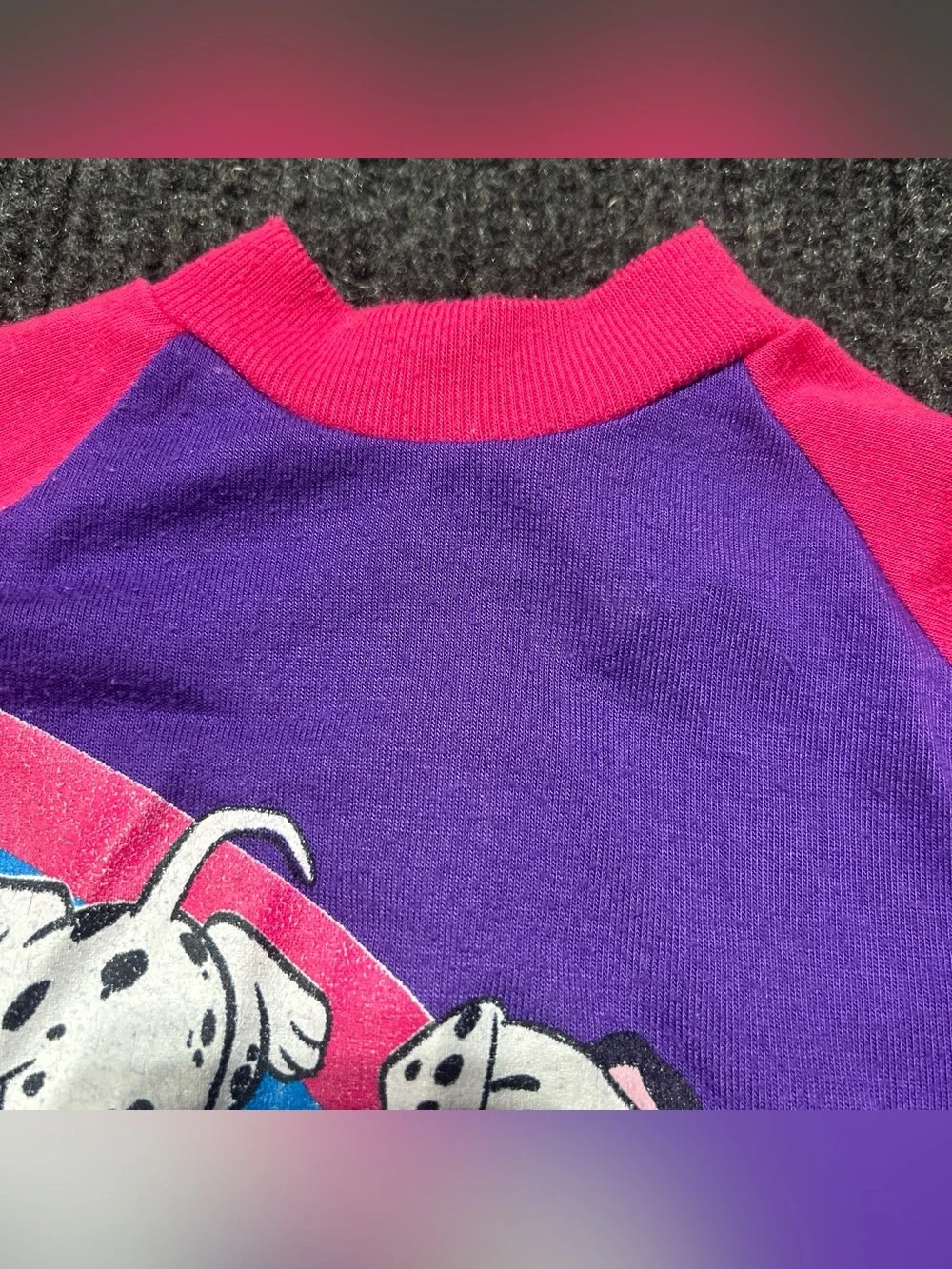 Disney Purple & Pink 101 Dalmatians Footed One-Piece